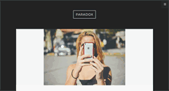 Desktop Screenshot of paradox.es