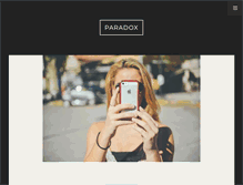 Tablet Screenshot of paradox.es